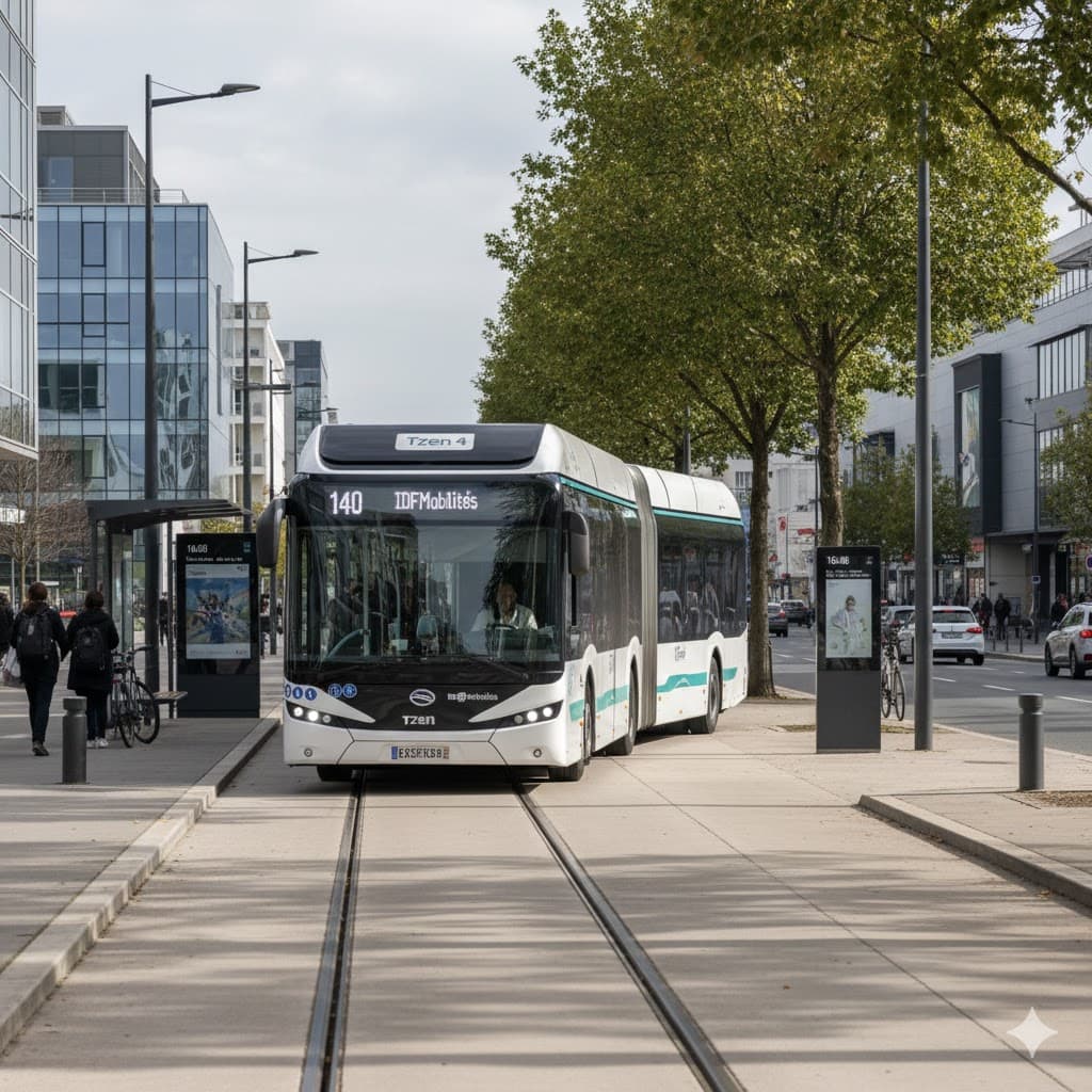 Tzen 4 : Le bus "géant" qui va révolutionner vos trajets entre Viry et Corbeil